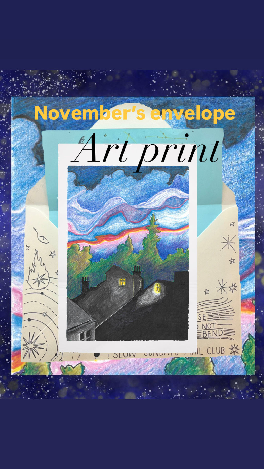 International Mail (Non-UK) : Slow Sundays Mail Club Subscription