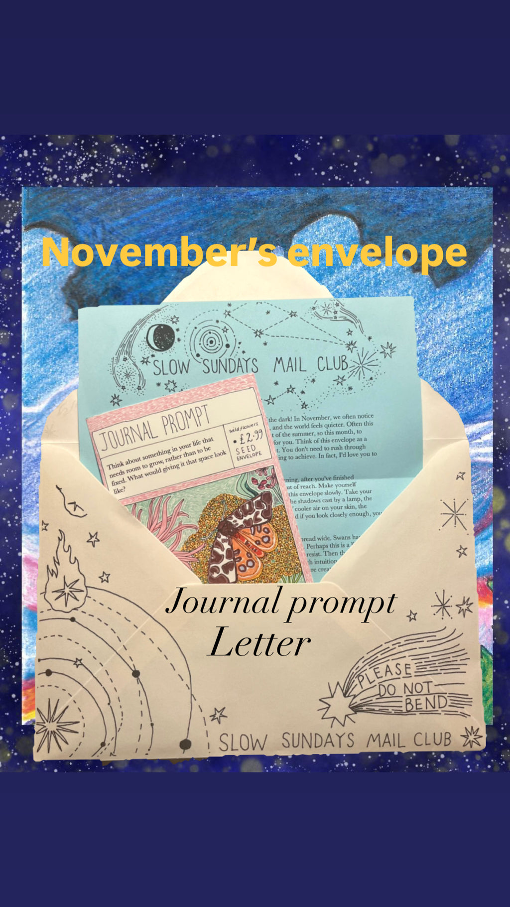 International Mail (Non-UK) : Slow Sundays Mail Club Subscription